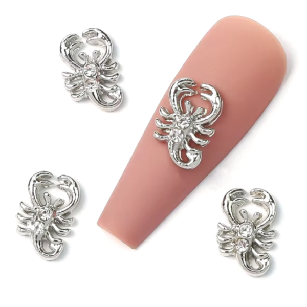 Scorpion Crystal Nail Art Charms
