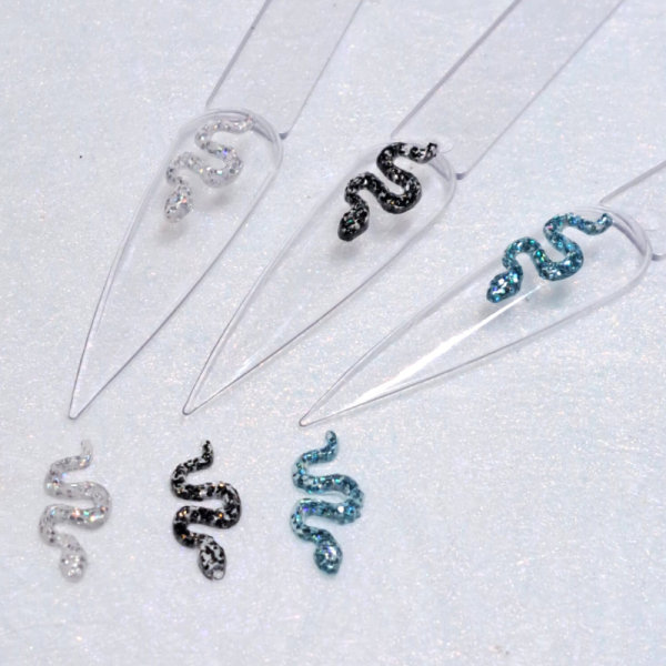 Snake Nail Art Acrylic Charms Design 5