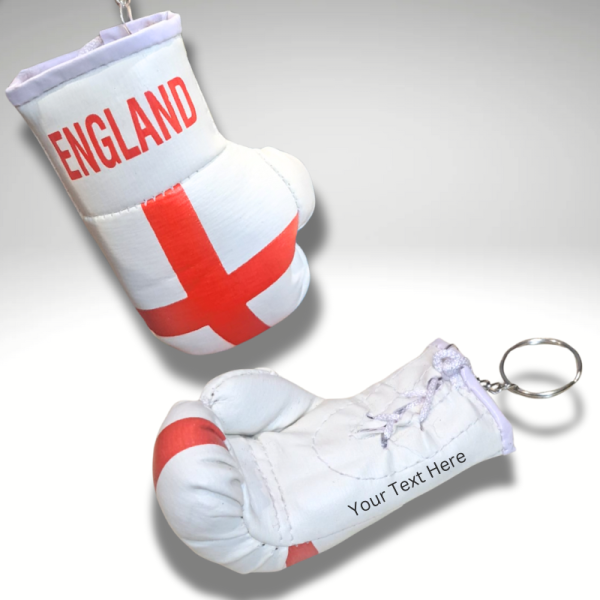 Personalised Mini Boxing Gloves Keyrings, Personalised Boxing Glove Keyring Charms, Father Day Gifts - Image 5
