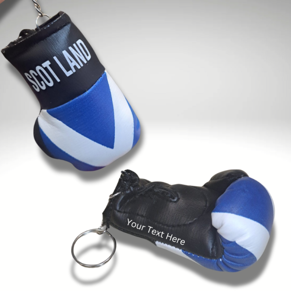 Personalised Mini Boxing Gloves Keyrings, Personalised Boxing Glove Keyring Charms, Father Day Gifts - Image 4