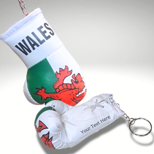 Personalised Mini Boxing Gloves Keyrings, Personalised Boxing Glove Keyring Charms, Father Day Gifts - Image 6