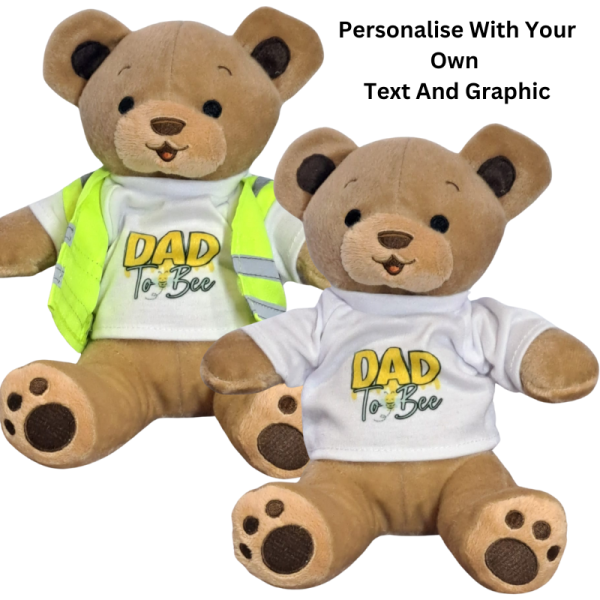 Personalised Cuddly Toys, Customised Plush Teddy Bears, Personalised Soft Cuddly New Baby Gifts - Image 2
