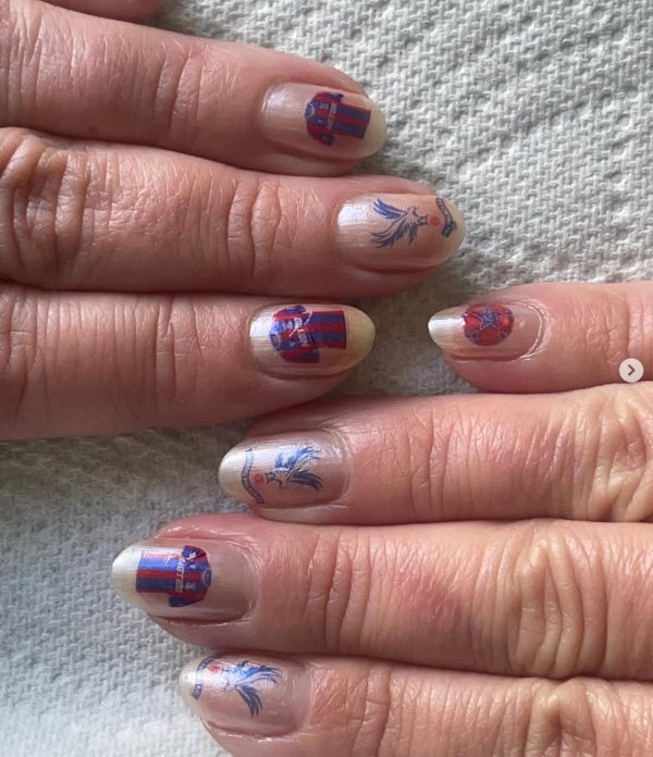 Crystal Palace Nail Art Decals, Crystal Palace Football Club Water Decals, Crystal Palace Football Team Nail Art - Image 2