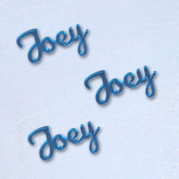 Acrylic Personalised Names, Wedding Place Names, Mirror Acrylic Cake Topper Names, Script Name Plaques - Image 14