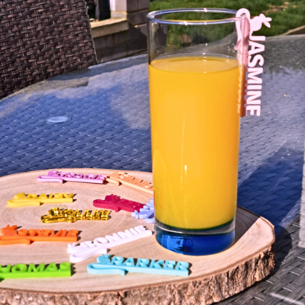 Easter Drinks Name Tags, Personalised Wedding Drinks Name Tags, Easter Bunny Drink Markers, Anniversary Party Drinks Tags, Wine Glass Marker Charms - Image 7