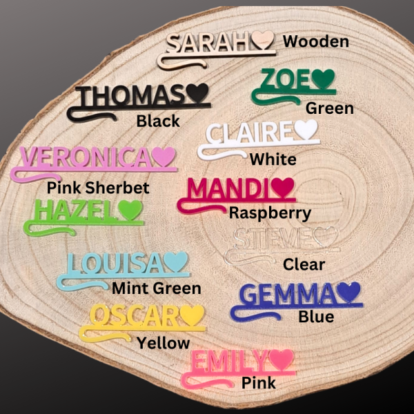 Personalised Wedding Drinks Name Tags, Party Drink Markers, Custom Champagne Wedding Drink Charms, Glass Toppers, Anniversary Drinks Tags, Wine Glass Marker Charms - Image 5