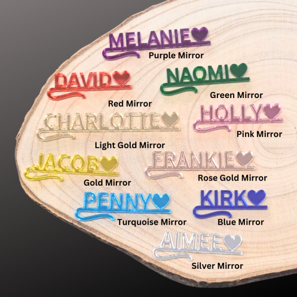 Personalised Wedding Drinks Name Tags, Party Drink Markers, Custom Champagne Wedding Drink Charms, Glass Toppers, Anniversary Drinks Tags, Wine Glass Marker Charms - Image 2