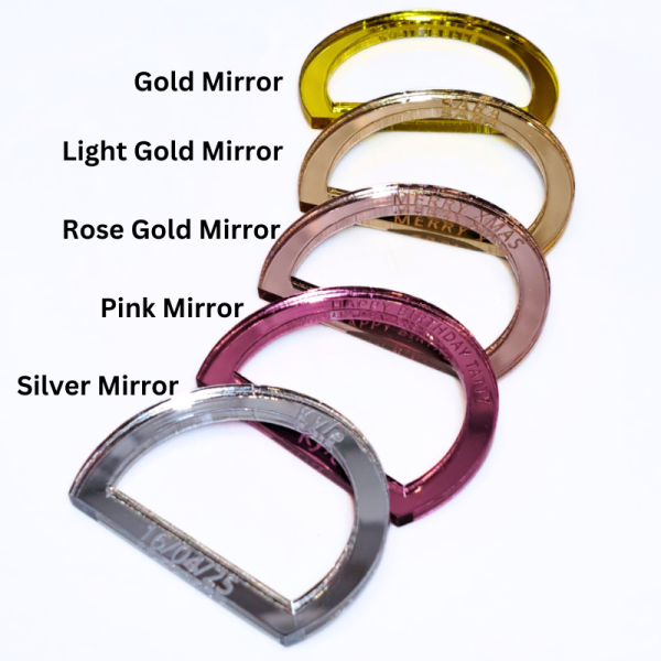 Personalised Napkin Rings, Customised Place Settings, Xmas Dinner Table Decor, Wedding Table Names - Image 2