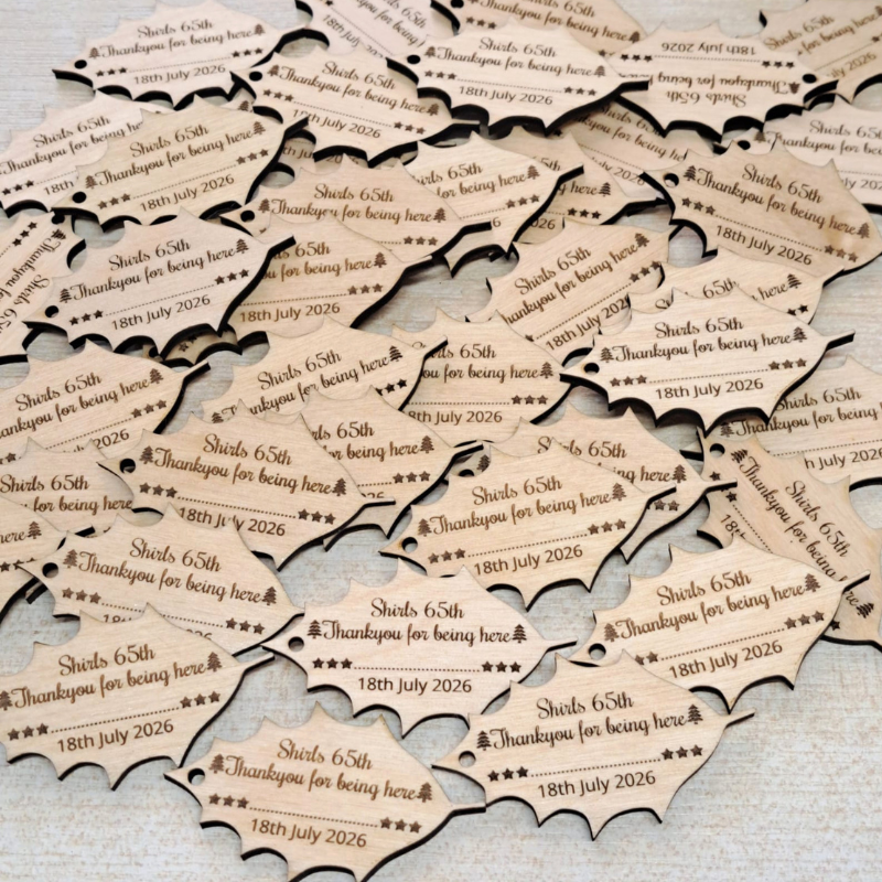 Personalised Wedding Favours, Leaf Wedding Table Decorations, Maple Leaf Wedding Drinks Tokens, Leaves Wooden Wedding Table Decor, Oak Leaf Birthday Tokens - Image 8