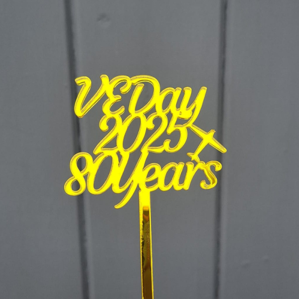 VE Day Cupcake Toppers, VE Day Cake Picks, VE Day Baking Cake Toppers, VE Day Anniversary Cake Toppers - Image 16