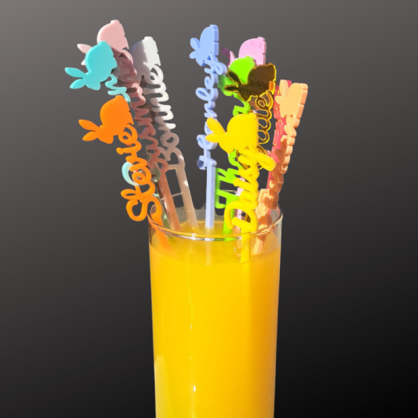 Easter Bunny Drink Stirrers