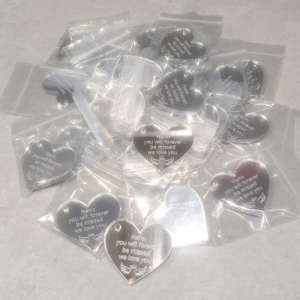 Personalised Funeral Favours Memorial Tributes Remembrance In Loving Memory Tokens, Memory Keepsake Pocket Hug - Image 8