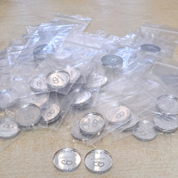 Lucky Sixpence Wedding Coins, Personalised Lucky Sixpence Wedding Favours Decorations Wedding Keepsakes - Image 12