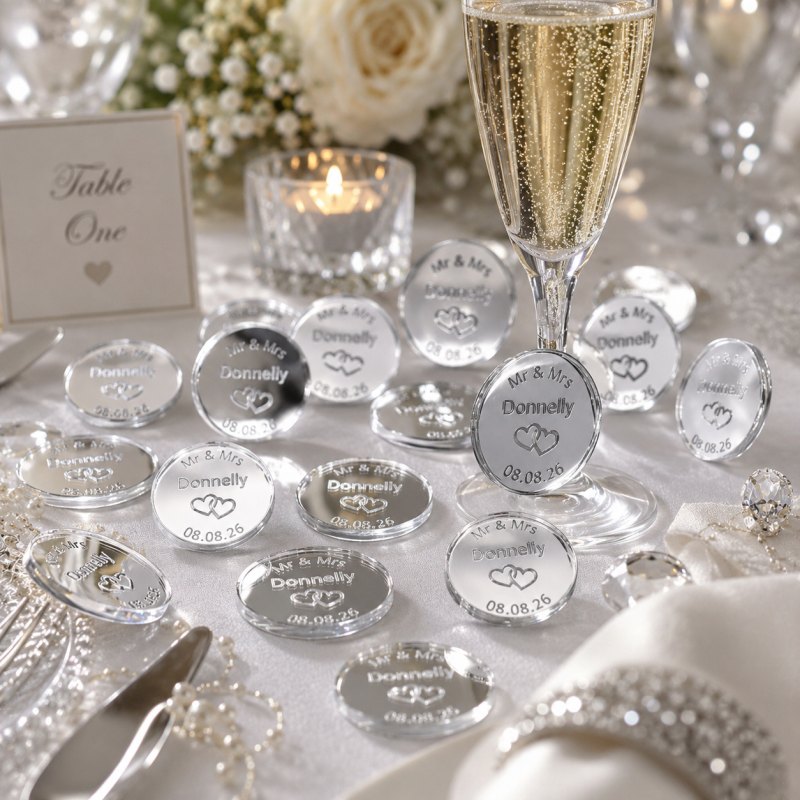 Lucky Sixpence Wedding Coins, Personalised Lucky Sixpence Wedding Favours Decorations Wedding Keepsakes - Image 2