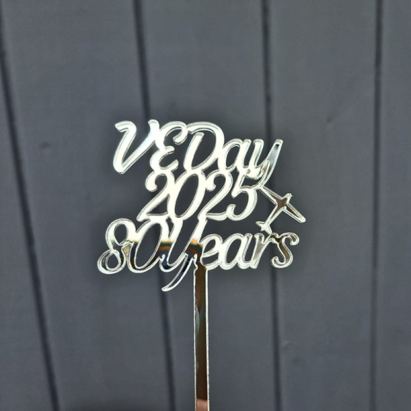 VE Day Cupcake Toppers, VE Day Cake Picks, VE Day Baking Cake Toppers, VE Day Anniversary Cake Toppers - Image 15