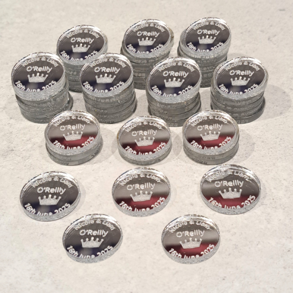 Lucky Sixpence Wedding Coins, Personalised Lucky Sixpence Wedding Favours Decorations Wedding Keepsakes - Image 13