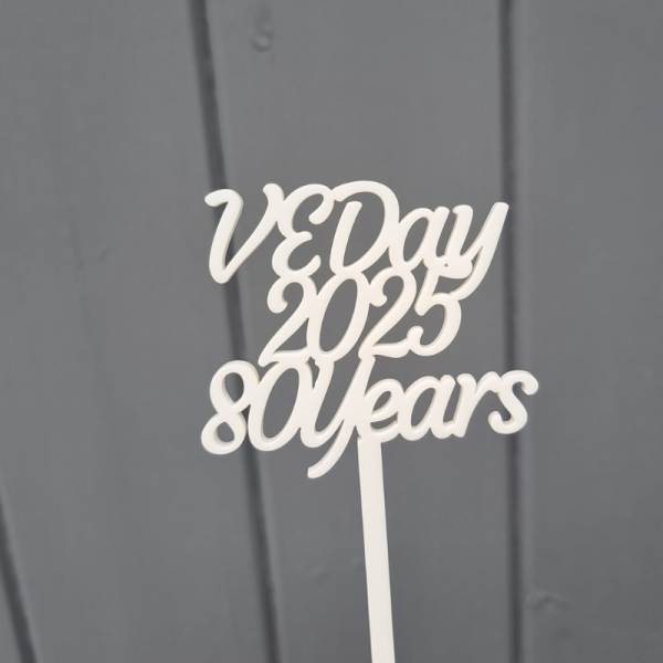 VE Day Cupcake Toppers, VE Day Cake Picks, VE Day Baking Cake Toppers, VE Day Anniversary Cake Toppers - Image 9