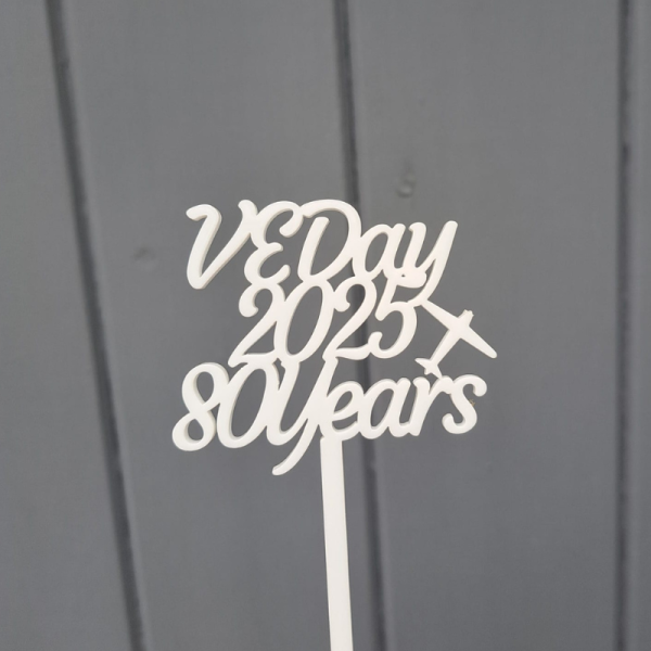 VE Day Cupcake Toppers, VE Day Cake Picks, VE Day Baking Cake Toppers, VE Day Anniversary Cake Toppers - Image 14