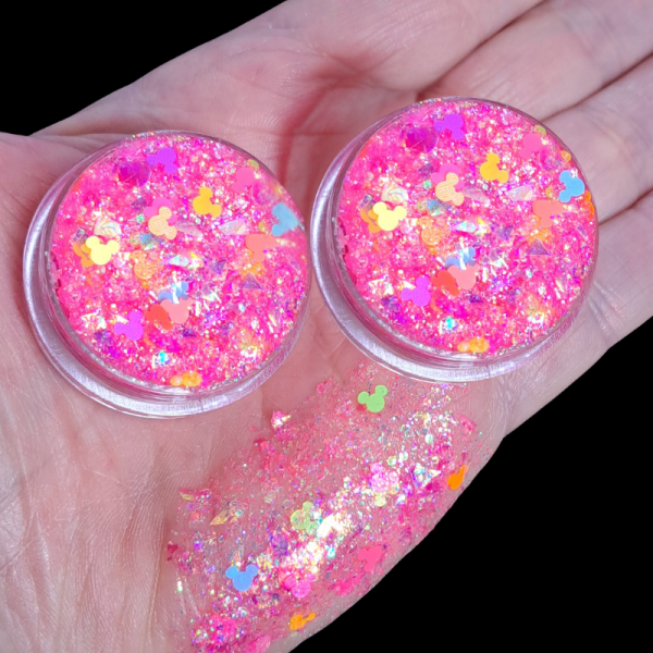Minnie Mouse Festival Face And Body Glitter Gel