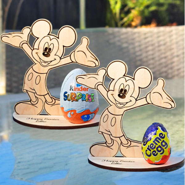 Mickey Mouse Wooden Easter Creme Egg Holder