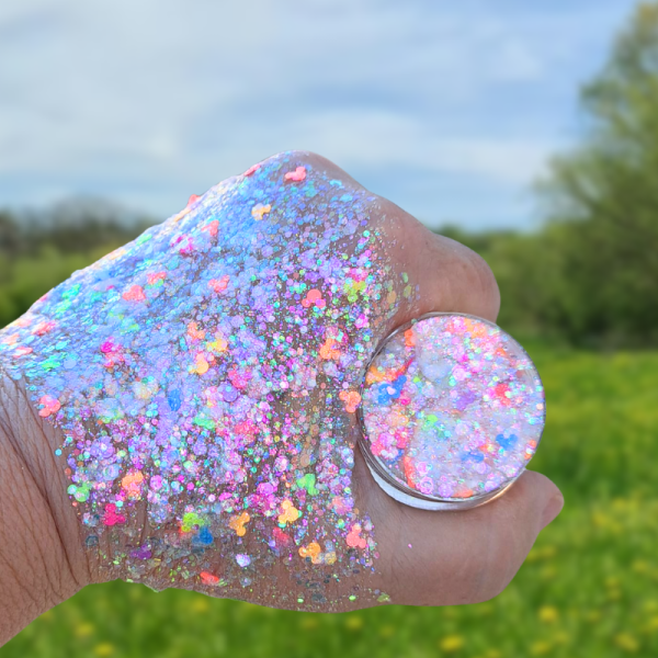White Disney Mickey Mouse Glitter Gel