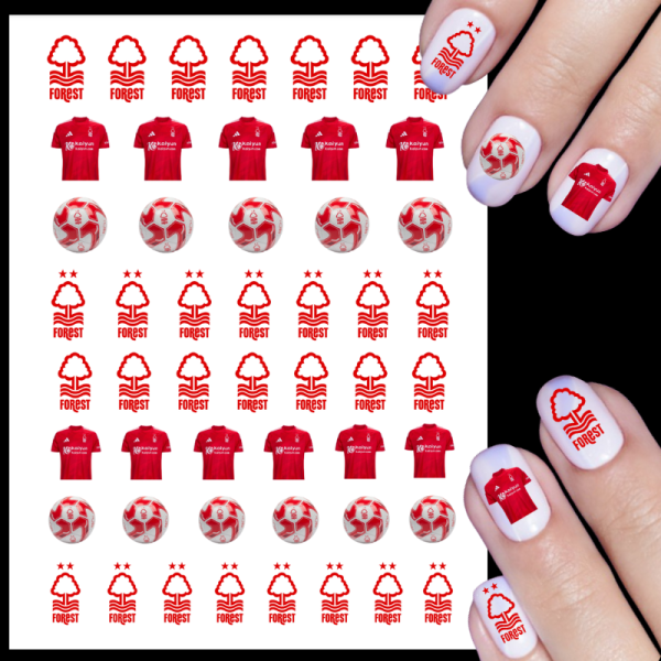 Nottingham Forest Football Water Decals