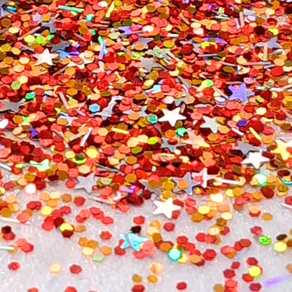 Christmas Glitz Holographic Glitter Mix - Image 2