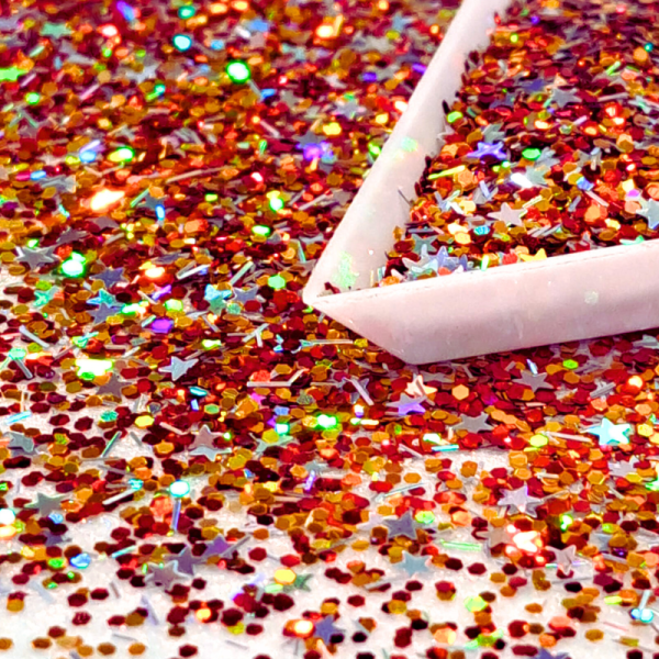 Christmas Glitz Holographic Glitter Mix