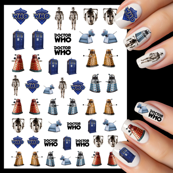 Dr Who Water Decals