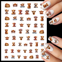 Highland Cows water Decals