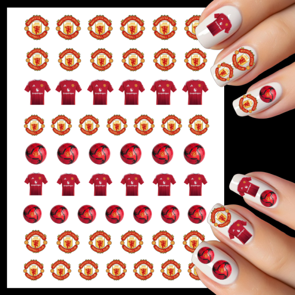 Manchester United water decals