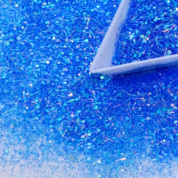 Neon Blue Party Glitter Mix