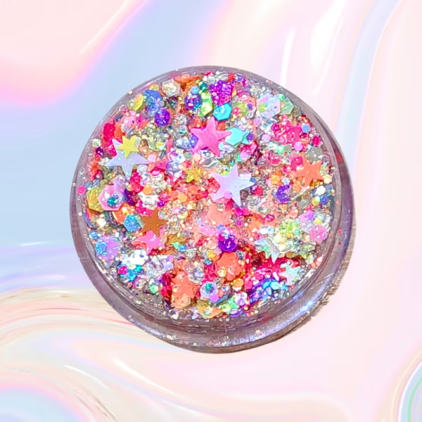 Festival Face And Body Glitter Gel Colour 36, Kids Festival Make Up, Childrens Face Painting Glitter Gel - Image 2