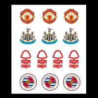 Nottingham Forest Football Club Water Decals, Manchester United Water Decals, Newcastle United Large Craft Water Decals
