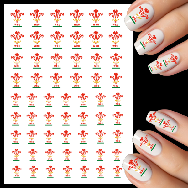 Welsh Rugby Badge water decals