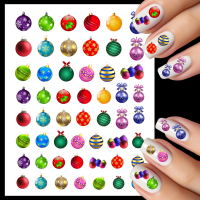 Christmas Baubles Water Decals