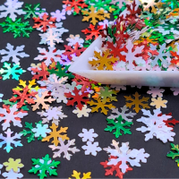 Coloured Christmas Snowflakes Mix 2