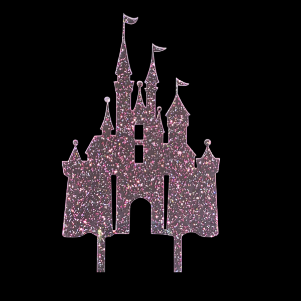 Disney Castle Birthday Cake Toppers, Personalised Disney Princess Cake Toppers, Mickey Mouse Disney Castle Cake Decorations - Image 3