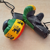 Jamaican Rasta Lion Boxing Gloves