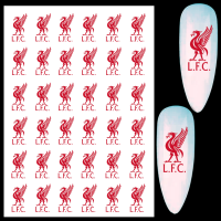 Red Liver bird Water Decals