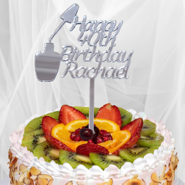 Personalised Nail Tech Cake Toppers, Nail Artist Birthday Cake Toppers, Nail Salon Cake Decorations - Image 3