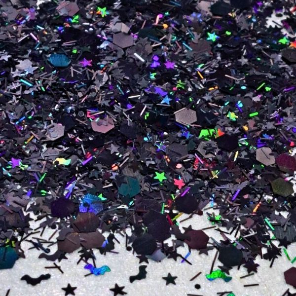 Witching Hour Halloween Glitter Mix Halloween Nail Art Glitters, Halloween Craft Glitter Mixes - Image 2