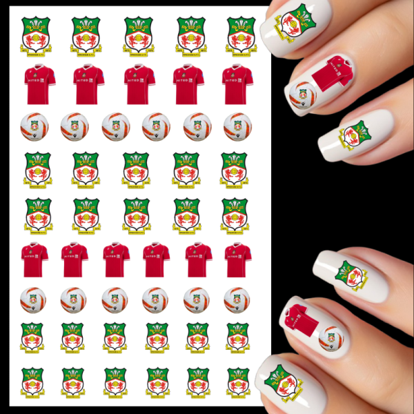 Wrexham Football Club Water Decals (