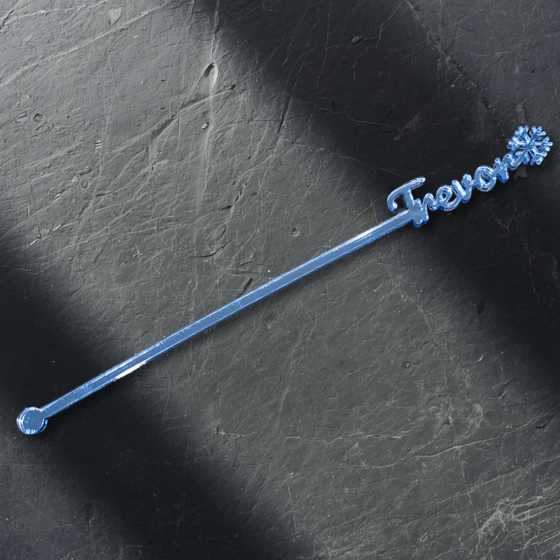 Personalised Xmas Drink Stirrers Xmas Snowflake Drinks Stirrers Festive Swizzle Sticks - Image 10