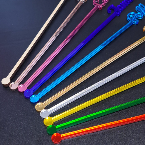Personalised Xmas Drink Stirrers Santa Claus Christmas Drinks Stirrers Festive Swizzle Sticks - Image 3