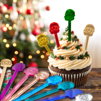 Santa Cupcake Toppers