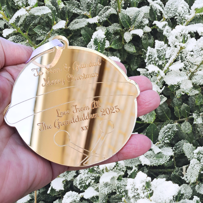 Personalised Xmas Baubles, Teacher Xmas Gifts, Kids Christmas Baubles, Xmas Tree Decorations - Image 2