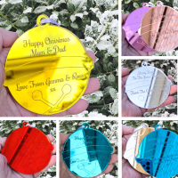 Personalised Xmas Baubles, Teacher Xmas Gifts, Kids Christmas Baubles, Xmas Tree Decorations