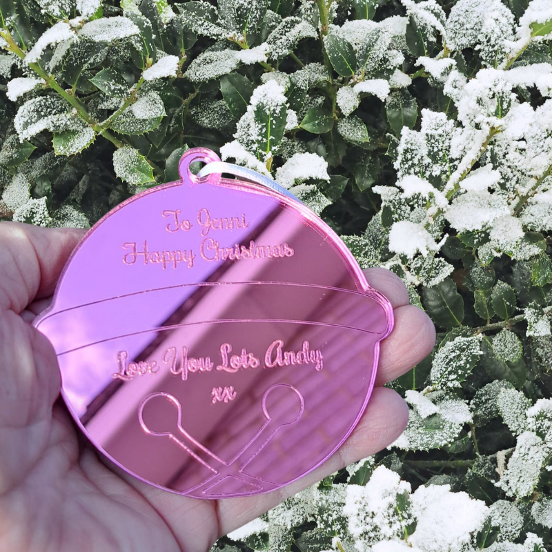 Personalised Xmas Baubles, Teacher Xmas Gifts, Kids Christmas Baubles, Xmas Tree Decorations - Image 3