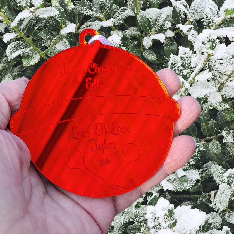 Personalised Xmas Baubles, Teacher Xmas Gifts, Kids Christmas Baubles, Xmas Tree Decorations - Image 7